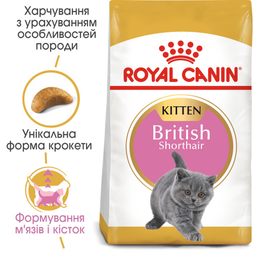 Сухий корм для кошенят ROYAL CANIN KITTEN BRITISH SHORTHAIR 400 г