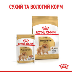 Вологий корм для собак породи Шпіц ROYAL CANIN POMERANIAN ADULT паштет 85 г