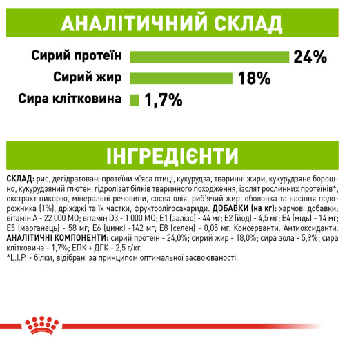 Сухий корм для дорослих собак дрібних порід ROYAL CANIN XSMALL ADULT (домашня птиця),  3 кг