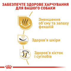 Сухий корм для дорослих собак породи Англійський бульдог ROYAL CANIN BULLDOG ADULT (домашня птиця), 12 кг