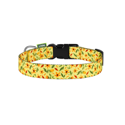 Нашийник для кота ТМ HIDOG Flowers yellow