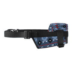 Намордник ТМ HIDOG Aztec purple з нейлону регульований