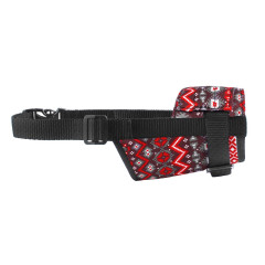 Намордник ТМ HIDOG Вишиванка з нейлону регульований