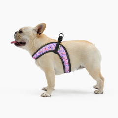 Шлея ТМ HIDOG COMFORT Flowers pink