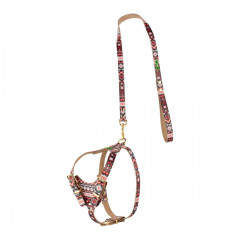 Шлея шкіряна ТМ HIDOG Вишиванка