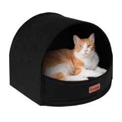 Будиночок ЛЮЛЬКА ТМ HiDOG для собаки або кота, чорний