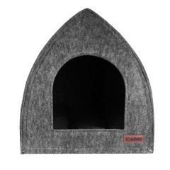 Будиночок ПАЛАТКА ТМ HiDOG для собаки або кота,сірий