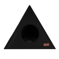 Будиночок КОСМОС ТМ HiDOG для собаки або кота, чорний