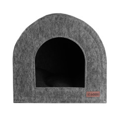 Будиночок ХАТКА ТМ HiDOG для собаки або кота, сірий