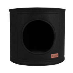 Будиночок ПУФИК ТМ HiDOG для собаки або кота, чорний