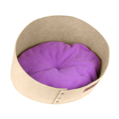 Лежанка Релакс для собаки або кота, бежева