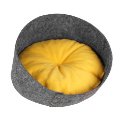 Лежанка Релакс для собаки або кота, сіра