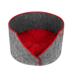 Лежанка Фрак для собаки або кота, сіра