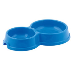 Миска пластикова Природа «Класик» подвійна №1, 150/270 мл (кольори в асортименті)