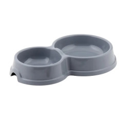 Миска пластикова Природа «Класик» подвійна №1, 150/270 мл (кольори в асортименті)