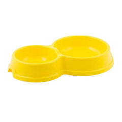 Миска пластикова Природа «Класик» подвійна №1, 150/270 мл (кольори в асортименті)