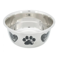 Миска Trixie металева на гумовій основі 2 л/20 см