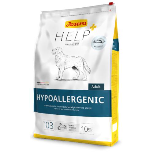 Дієтичний корм JOSERA HELP Hypoallergenic Dog при харчовій непереносимості та алергії у собак, 10 кг