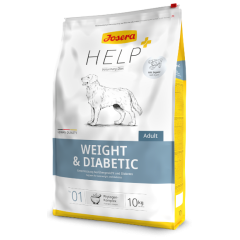 Дієтичний корм JOSERA HELP Weight + Diabetic Dog при надмірній вазі та діабеті у собаки, 10 кг