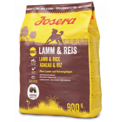 Сухий корм для дорослих собак JOSERA Lamm + Reis (Ягня та Рис), 900 г
