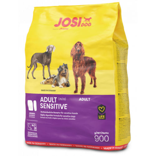Сухий корм для дорослих собак з чутливим травленням JOSERA JosiDog Adult Sensitive (домашня птиця), 900 г