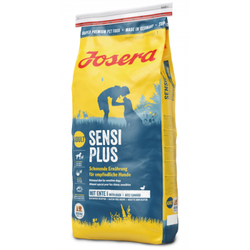 Сухий корм для дорослих собак з чутливим травленням JOSERA SensiPlus (домашня птиця), 15 кг