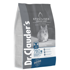 Сухий корм для котів Dr.Clauder's High Premium Sterilised Senior Light (курка, лосось), 4 кг