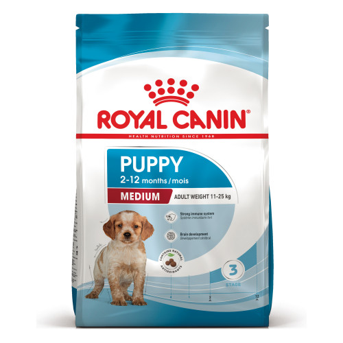 Сухий корм для цуценят ROYAL CANIN MEDIUM PUPPY (домашня птиця), 4.0 кг