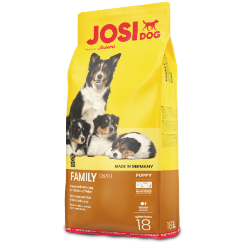 Сухий корм для вагітних сук та цуценят JOSERA JosiDog Family (домашня птиця), 15 кг