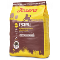 Сухий корм з соусом для дорослих вибагливих собак JOSERA Festival (лосось), 900 г